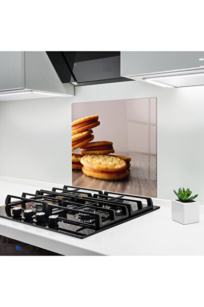 Arthub Panou Sticla Bucatarie, Protectie aragaz, Termorezistent, Alimente, Bi...