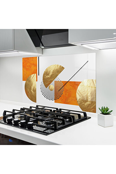 Arthub Panou Sticla Bucatarie, Protectie aragaz, Termorezistent, Abstracte, B...