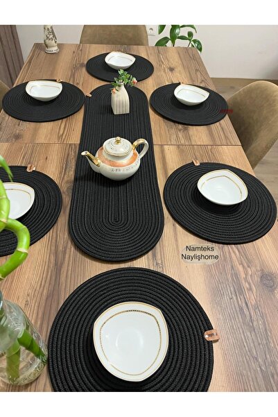 naylişhome iută, set de serviciu american, runner, supla, cadou, set de față ...