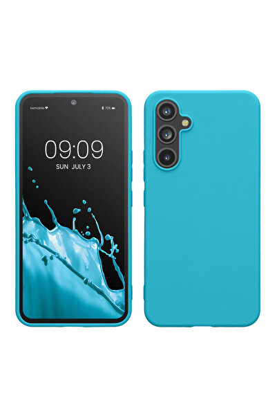 KWmobile Case for Samsung Galaxy A54 5G, Light Blue, Silicone, KWM000018FR044C