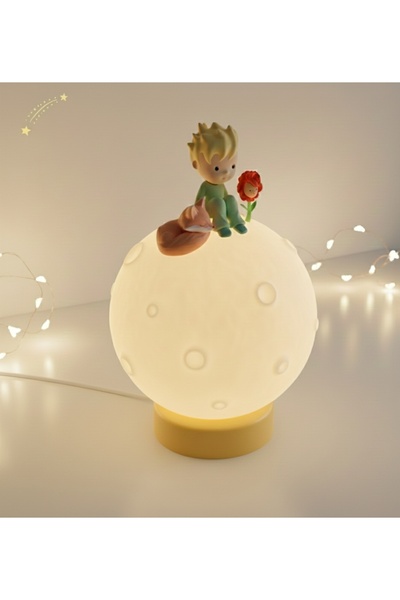 hivhestın Küçük Prens'in Gezegen Lambası | Kişiselleştirilebilir LED Gece Lam...