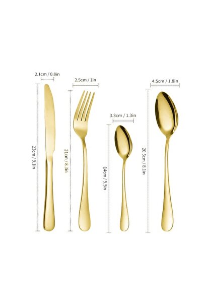 OEM 24-piece cutlery set AURII with stainless steel stand