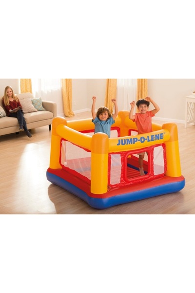 Intex Platformă gonflabilă pentru sărituri Casă de joacă Jump-O-Lene 174x174x112 cm