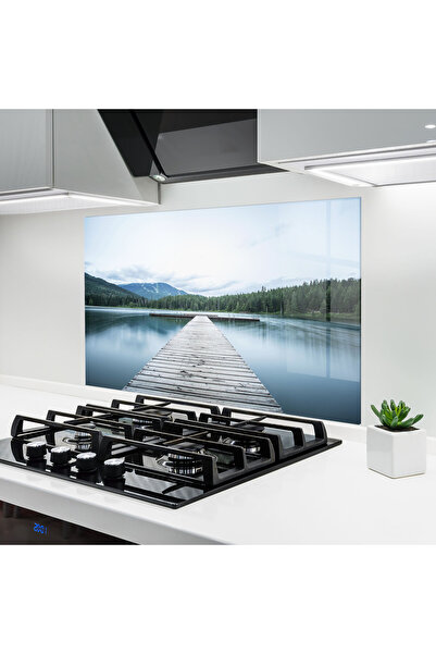 Arthub Panou Sticla Bucatarie, Protectie aragaz, Termorezistent, Feng-shui, L...