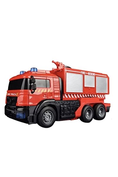 OEM Remote Control Fire Truck, Red, 26x9.5x14 cm, Light and Sound Effects, Complete Set