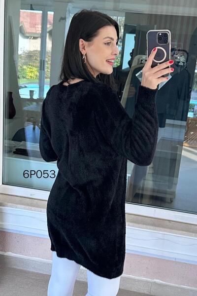 İnce Topuk Prive Series Bearded Knitwear Tunic 6P053