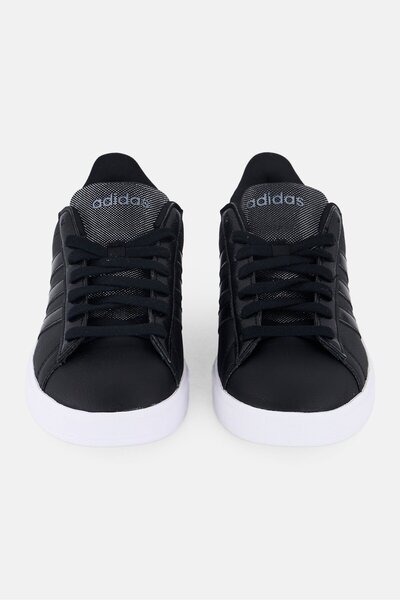 adidas Women Grand Court 2,0 Lace Up Tennis Shoes, Black