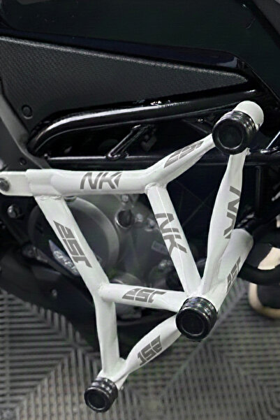 Banxtre ملصقات حماية حديدية باللون الرمادي لـ CFMOTO NK250 (9 قطع NK 9 قطع 250)