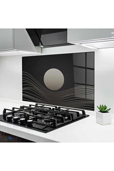 Arthub Panou Sticla Bucatarie, Protectie aragaz, Termorezistent, Abstracte, G...