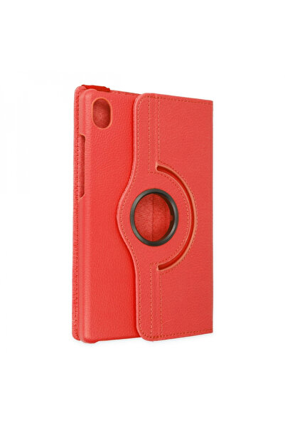 byhodi Samsung Galaxy X510 Tab S9 Fe 11 Case 360 Tablet Leather Case - Red