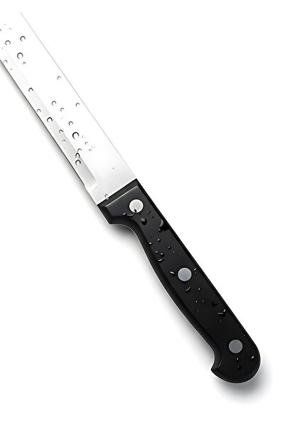 Bisbell 8" Meat Knife Extra Sharp Slicing Blade - Stainless Steel & Black PP Handle | BB2546