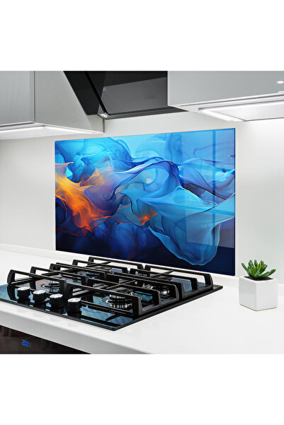 Arthub Panou Sticla Bucatarie, Protectie aragaz, Termorezistent, Abstracte, B...