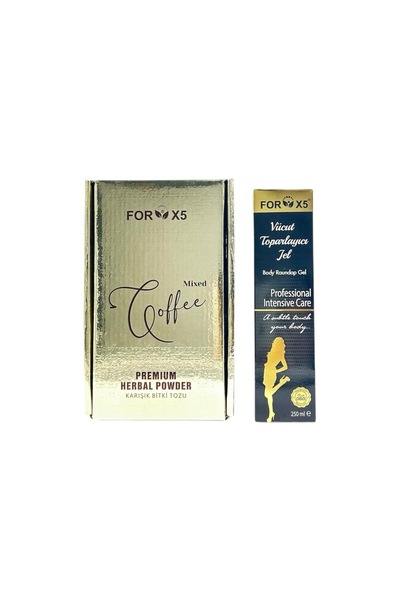 FORX5 Coffee Bitkisel Kahve Karışımı – Vücut Sıkılaştırıcı Bitkisel Jel