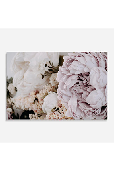 Arthub Panou Sticla Bucatarie, Protectie aragaz, Termorezistent, Flori, Grey Peony Bouquet