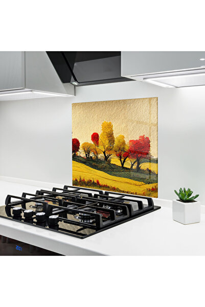 Arthub Panou Sticla Bucatarie, Protectie aragaz, Termorezistent, Peisaje, Aut...