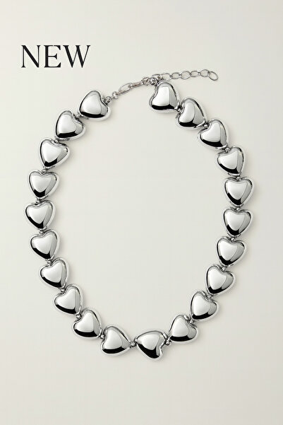 Menshure قلادة فولاذية كبيرة على شكل صف