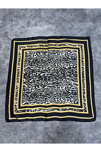 Axesoire 15337 Zebra Sa deznom Crni bandana šal 90x90 cm