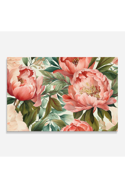 Arthub Panou Sticla Bucatarie, Protectie aragaz, Termorezistent, Flori, Light Red Peony