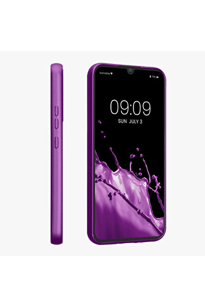 KWmobile Case for Samsung Galaxy A34 5G, Purple, Silicone, 60810.24