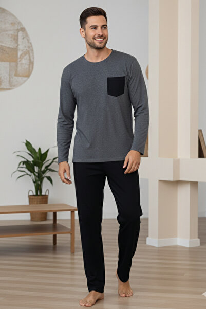 ELİTOL Cotton Soft Touch Men's Pajama Set