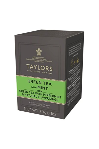 TAYLORS Ceai Verde cu Menta, 20 pliculete ambalate individual, 30 gr.