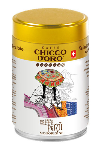 Chicco D'Oro Ground Coffee 250G Peru Tins