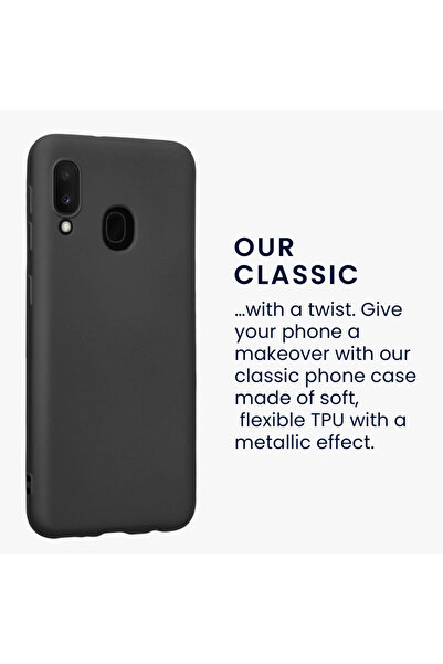 KWmobile Case for Samsung Galaxy A20e, Gray, Silicone, KWM0000102K012C