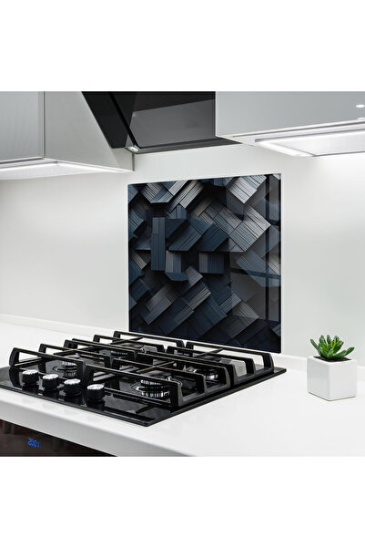 Arthub Panou Sticla Bucatarie, Protectie aragaz, Termorezistent, Abstracte, D...