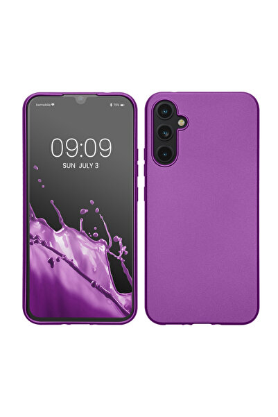 KWmobile Case for Samsung Galaxy A34 5G, Purple, Silicone, 60810.24