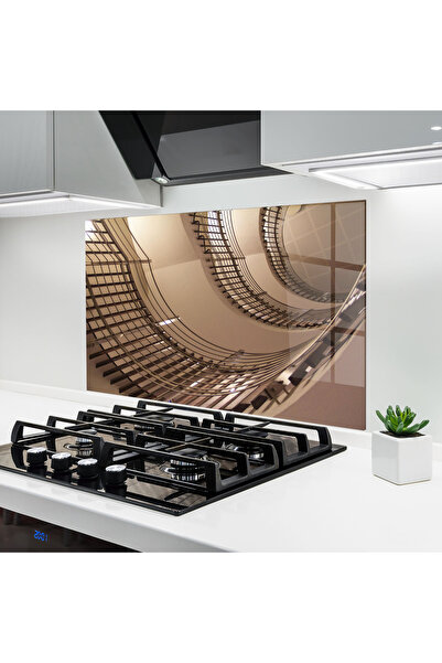 Arthub Panou Sticla Bucatarie, Protectie aragaz, Termorezistent, Abstracte, C...