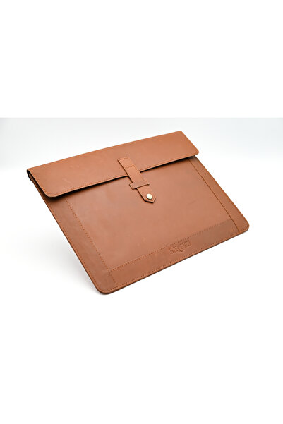 karenzi Handcrafted Genuine Leather Laptop Sleeve | 14-inch Velvet Lined Portfolio Case