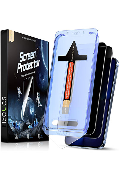 SONORH Privacy Glass Film compatible with iPhone 12 Pro, SONORH, Quick Installation, High Protection