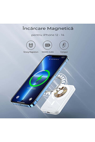 SONORH MagSafe magnetic wireless charger, compatible with iPhone, PowerBank, 10000mAh, Fast Charge,15/22.5W