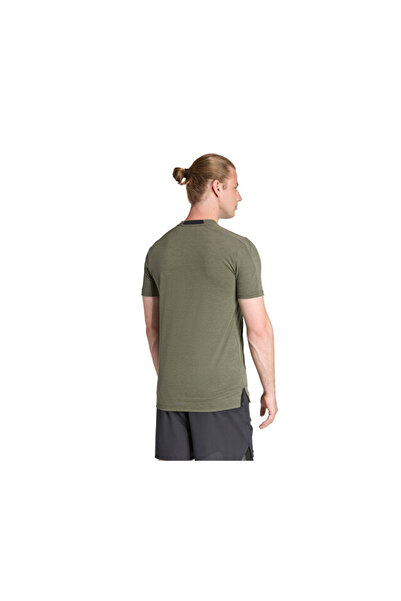 adidas Ανδρικό μπλουζάκι προπόνησης D4T JX3288 Χακί