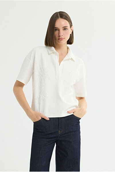 Love My Body İşlemeli Bluz