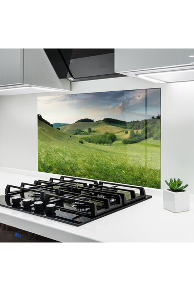 Arthub Panou Sticla Bucatarie, Protectie aragaz, Termorezistent, Feng-shui, G...