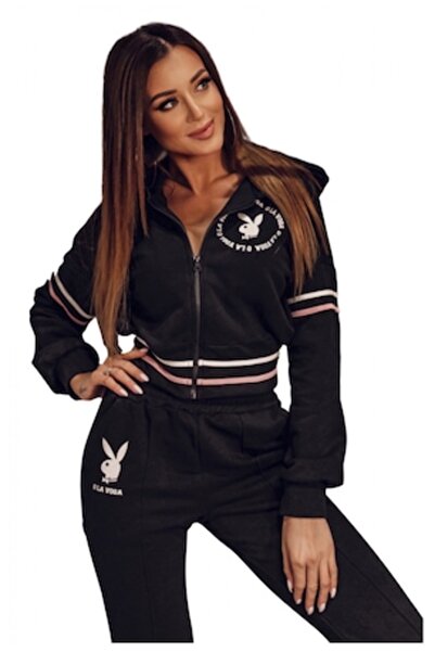 embody Women's tracksuit, two-piece set, Ola Embody, Black, L