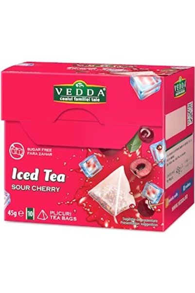 Vedda Piramida Sour Cherry Iced Tea 10 pir/4.5g 45g net