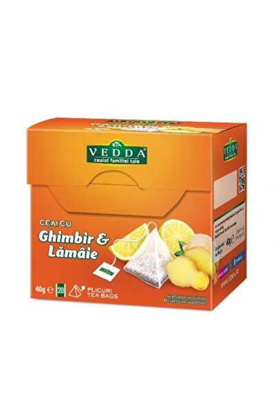 Vedda Ceai Piramida Ginger Lemon 20*2g