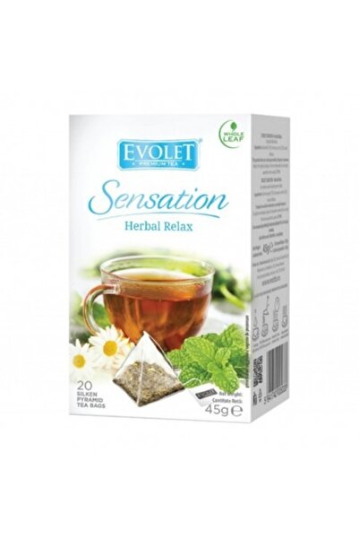 evolet Ceai Piramida Herbal Relax 20 plicuri piramida 45g