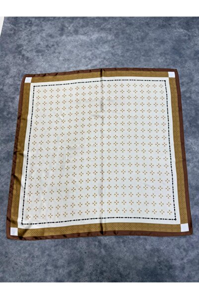 Axesoire 15329 Pahuljica Sa deznom Ecru Bandana Šal 90x90 cm