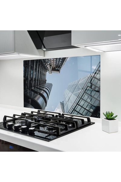 Arthub Kitchen Glass Panel, Stove Protection, Heat Resistant, Landscapes, Big...