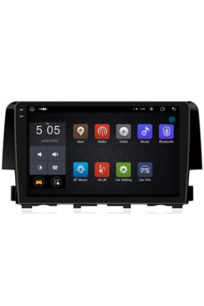 Piloton Navigație dedicată pentru Honda Civic 10 (2015-2021) – 2K QLED, 8GB R...