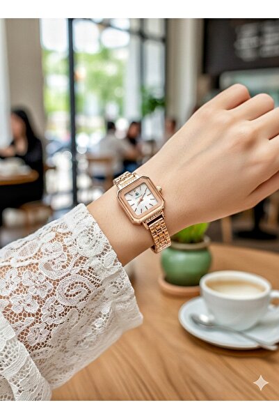 PW POLO WHITE ساعة اليد النسائية