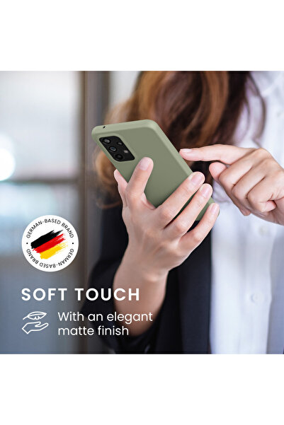 KWmobile Case for Samsung Galaxy A33 5G, Light Green, Silicone, KWM000015FQ015C