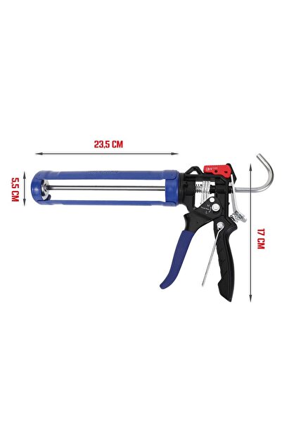 Workpro WP224001 230mm Ağır Hizmet Tipi Metal Silikon/Mastik Tabancası