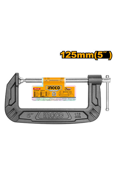Ingco HGC0105 5"/125mm Endüstriyel G Tip İşkence