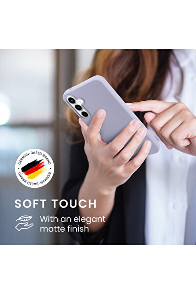 KWmobile Case for Samsung Galaxy A55 5G, Light Purple, Silicone, KWM000021MG020C