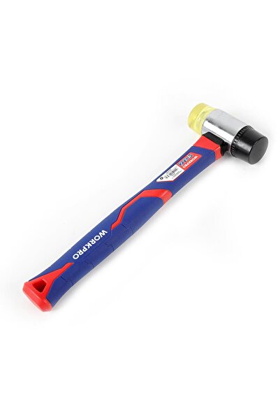 Workpro WP241036 40mm Fiberglas Saplı Çift Başlı Hassas Lastik Çekiç