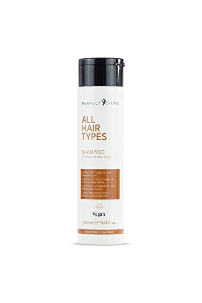 PERFECT SHINE All Hair Types Nourishing Shampoo with Camellia Oil and Green C...